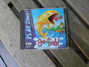 1106) Go Fish The Real Thrill Of Fishing 4 Kids 1998 Play Zone WIN 95/98 CD-RO - Picture 1 of 3