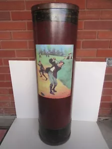 Antique Victorian Golf Roving Can Club Holder, A B Frost "Temper" (VG Cond)-36" - Picture 1 of 24