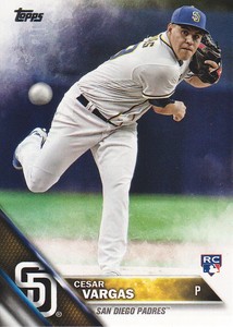 2016 Topps Update Baseball #US289 Cesar Vargas RC 