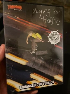 Thrasher Skateboard Magazine Rare DVD Playing In Traffic Duffel Lutzka Falk Babb - Picture 1 of 2