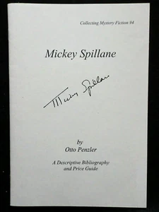 Ltd 250; Mickey Spillane : Bibliography & Price Guide (1999) Otto Penzler - Rare - Picture 1 of 9