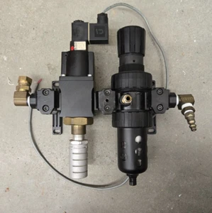PARKER 06S249B VALVE + 06E22B13AC Pneumatic Regulator + Solenoid Valve Assembly - Picture 1 of 12
