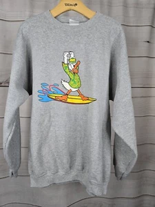 C Port Vintage Oregon Ducks Donald Surfing Crewneck Sweater Gr. L #V - Bild 1 von 7