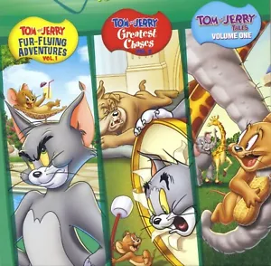 3 Tom & Jerry movies, new DVD 3-disc set, Fur-Flying Adventures, Greatest Chases - Picture 1 of 5