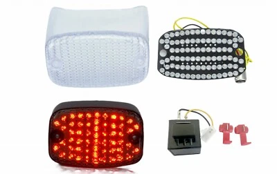 Luz trasera LED secuencial luz trasera freno para Yamaha Virago XV535; XV400; XV1100 Foto 1 de 4