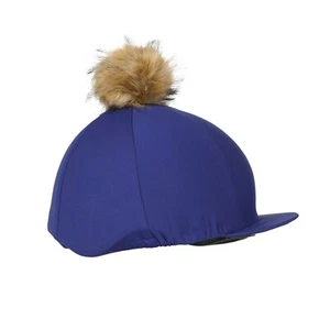 Cubierta de sombrero de equitación Shires Aubrion Team - azul | talla única, AW23 ecuestre - Imagen 1 de 4
