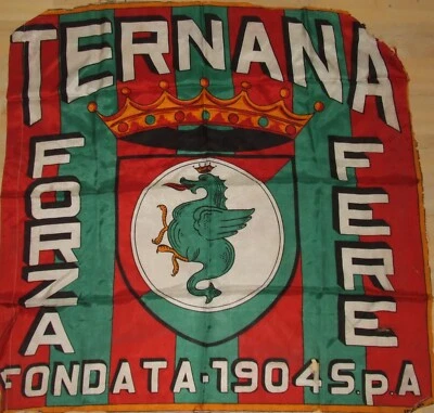 SCIARPA SCARF BANDIERA FLAG CALCIO ULTRAS TERNANA POLIESTERE (793) - Immagine 1 di 4