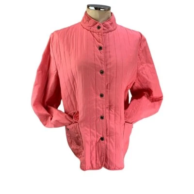 Chaqueta forrada a presión acolchada rosa para mujer 14 JM Collection Foto 1 de 4