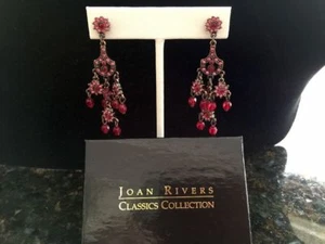 Ohrringe Klassischer Stil Kandelaber Von "Joan Rivers" Swarovski Steine - Bild 1 von 4