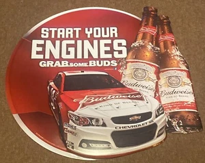 Rate VHTF Large Vintage Kevin Harvick #29 Budweiser Metal Sign - Picture 1 of 5