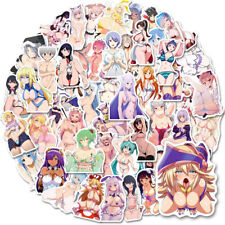 50 sztuk Anime dla dorosłych Sexy Naklejki Naklejki ocenzurowane słońcem do laptopa Naklejka na telefon -m