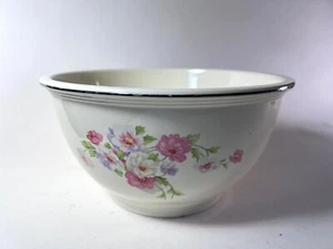Vintage Kitchen Kraft Homer Laughlin Virginia Rose Large Mixing Bowl - Picture 1 of 9