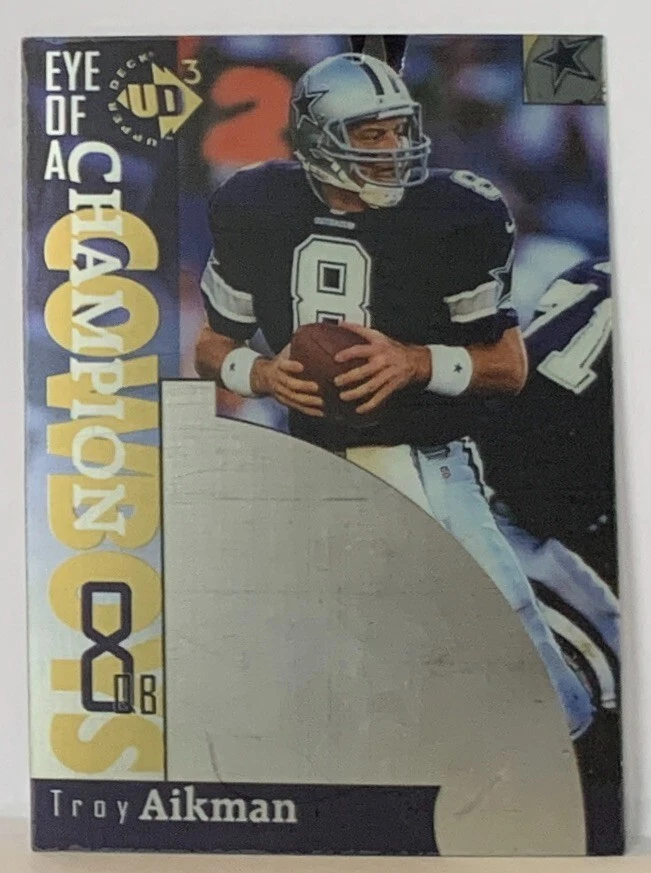 Troy Aikman 1997 Upper Deck UD3 Eye of a Champion # 59    2.2