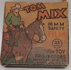 Keystone Cowboy Tom Mix 16mm film for toy projector. Vintage