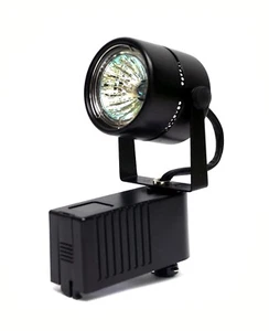 Halogenlampe Schienenbeleuchtung H Style 3-adrig AC240V ±8% 12V 50W + Lampe schwarz 230V - Bild 1 von 7