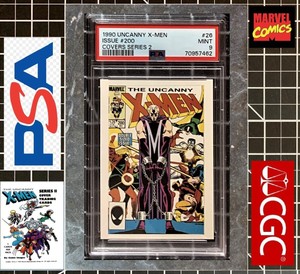 1990 Marvel Comic Images X-Men Covers II PSA 9 MINT Uncanny X-Men #200 TOP GRADE