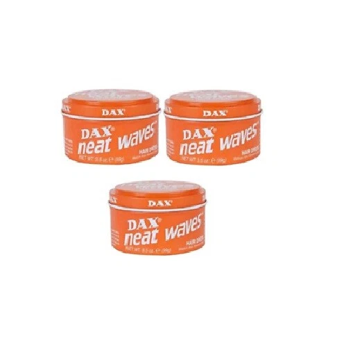 3 x Dax Wax Orange Neat Waves 99g Dose + Wave Cap gratis