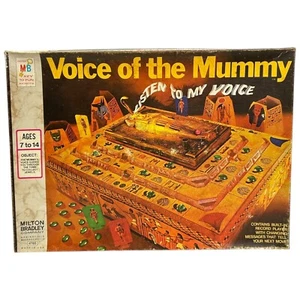 Vintage Stimme der Mumie Brettspiel Milton Bradley 1971 rot funktioniert nicht - Bild 1 von 8