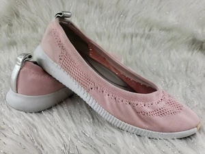 COLE HAAN Grand OS Womens Pink Shoes Slip On Casual Flats Size 8.5 - Picture 1 of 7