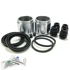 2X FRONT CALIPER REBUILD REPAIR KITS PISTONS FITS: HONDA JAZZ 02-13 BCR0018AX2 - Picture 1 of 3