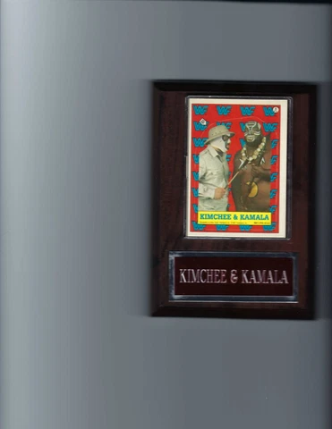 KAMALA & KIMCHEE PLAQUE WRESTLING WWF   C Cover