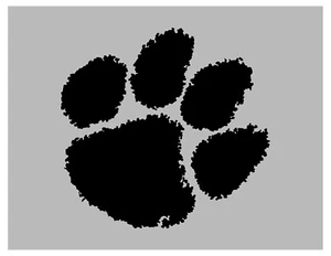 Cat Dog Bear Paw Print Stencil 11" x 8.5" Custom Stencil FAST FREE SHIPPING - Picture 1 of 2