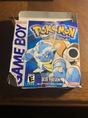 Pokemon Blue Version (Nintendo GameBoy) Cib Box Is Destroyed, Tested And Working - Image 1 of 4