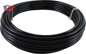 16mm x 12mm Black PU Hose Air Brake Tubing Pneumatic Air Line Hose 16.4ft 5m - Picture 1 of 3