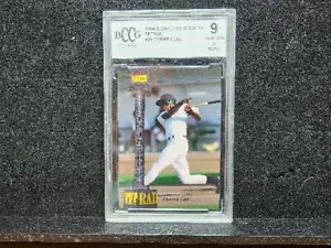 1994 Pinnacle Baseball Signature Rookie Derrick Lee Graded BCCG 9 - Picture 1 of 1