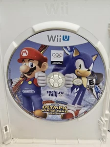 Mario & Sonic at the Sochi 2014 Giochi Olimpici Invernali Nintendo Wii U solo disco - Foto 1 di 2