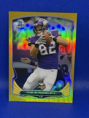 Bowman Chrome 2014 - Kyle Rudolph #72 refractor de oro/50 Foto 1 de 2