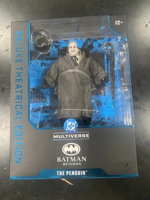McFarlane DC Multiverse Batman Returns The Penguin Deluxe Theatrical 7" IN Stock - Image 1 of 2