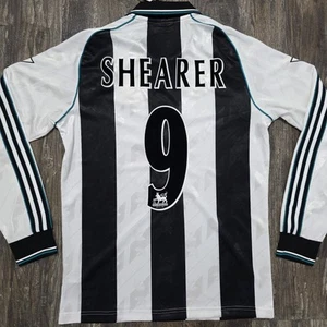 2025 Adidas Originals Newcastle United Home Soccer Jersey Alan Shearer Men S EPL - Picture 1 of 9