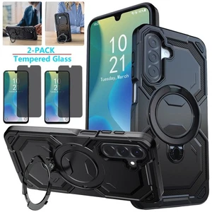 Für Samsung Galaxy A26 5G Hybrid Hülle Ring Halter Cover Sichtschutz Displayschutz - Bild 1 von 32