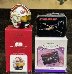 Hallmark Star Wars Menge 2 - Red Five Rebellen Pilot & Pressdose Brotdose - Bild 1 von 23