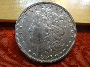 1896 United States Morgan Silver Dollar $1 Lot 10-2 - No Reserve - Picture 1 of 3