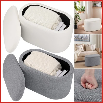 Storage Ottoman Foot Rest Load 220lb for Living Room Bedroom Entryway Dorm Room - Image 1 of 4