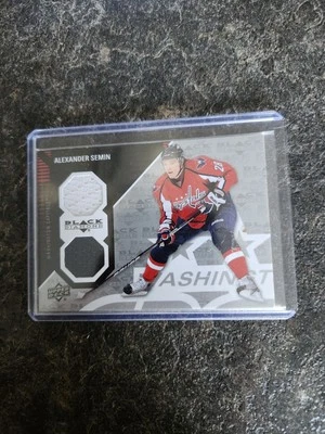 2011-12 Upper Deck Black Diamond Jersey Alexander Semin Card# WASH-AS - Image 1 of 2