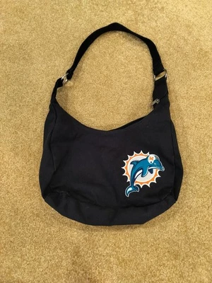 Miami Dolphins NFL Purse Women Black With Miami Dolphin Logo Item #2412 - Image 1 of 4