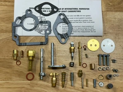 Farmall H HV y W-4 Kit Carburador Completo 45108 y 50981 Foto 1 de 2