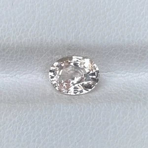 Natürlicher unbeheizter Pfirsich Saphir 1,54 kt Ovalschliff Edelstein heilige Ringe - Bild 1 von 5