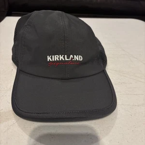 Kirkland Signature Baseball Hat Mens Gray One Size Adjustable Embroidered Logo - Picture 1 of 8