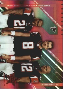 2004 Leaf Rookies and Stars Longevity Ruby #95 DeAngelo Hall Schaub Jenkins/250 - Imagen 1 de 2