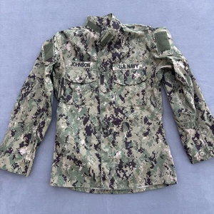 US Navy USN NWU Type III Working Uniform Jacket & Pants Small Long Excellent - Picture 1 of 24