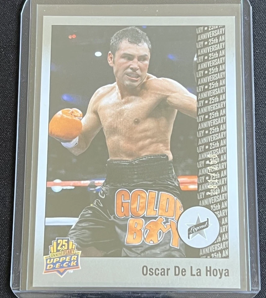2014 UPPER DECK 25TH ANNIVERSARY OSCAR DE LA HOYA #39 SP 181/250 - Image 1 of 2