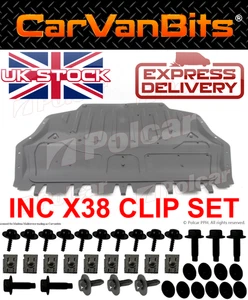 FOR SEAT LEON 2005-2012 UNDERTRAY UNDER ENGINE COVER CLIP KIT FIXING CLIPS SET - Picture 1 of 7