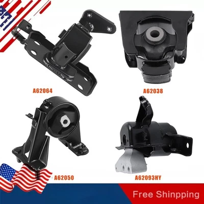 Engine Motor And Trans Mount Set 4PCS Fit For 2009-2012 Toyota RAV4 2.5L FWD - Image 1 of 4