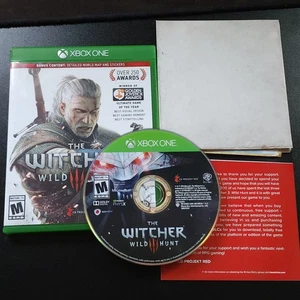 The Witcher 3 III: Wild Hunt (Xbox One) CIB COMPLETE with Map & TESTED - Picture 1 of 11