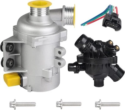 Bomba de agua y termostato del motor eléctrico apto para BMW 325i 325xi 328i Foto 1 de 4