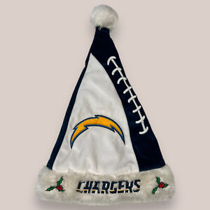 San Diego Chargers Santa Christmas Holiday Hat Football NFL Official Adult Size